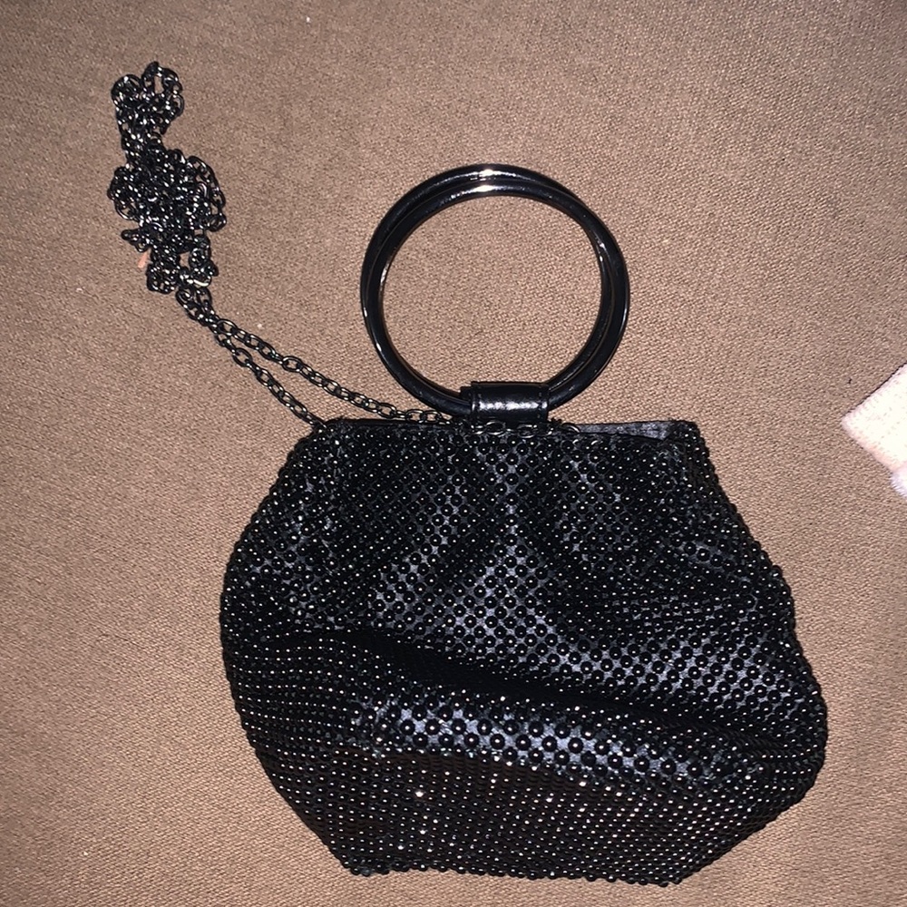 cross body wristlet mesh bag